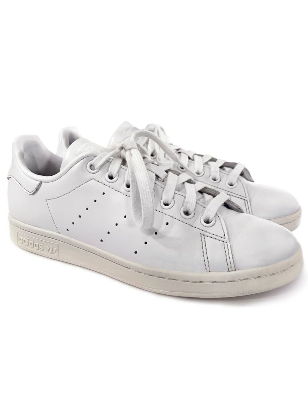 ADIDAS Women’s Stan Smith Primegreen Low Top Sneakers Cloud White Size 6.5